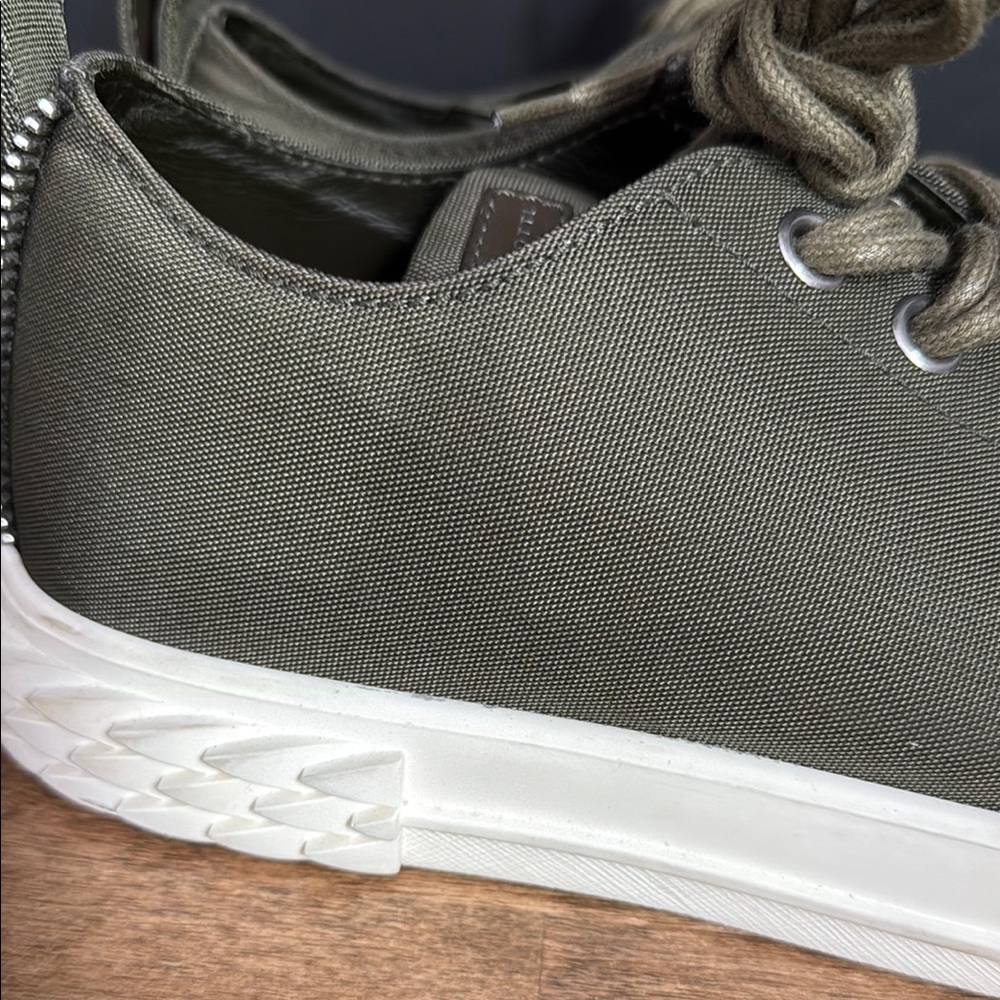 Giuseppe Zanotti Men's Olive Green Sneakers Size 43.5 EU - Picture 4 of 8